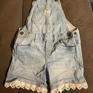 Girls Short Overalls